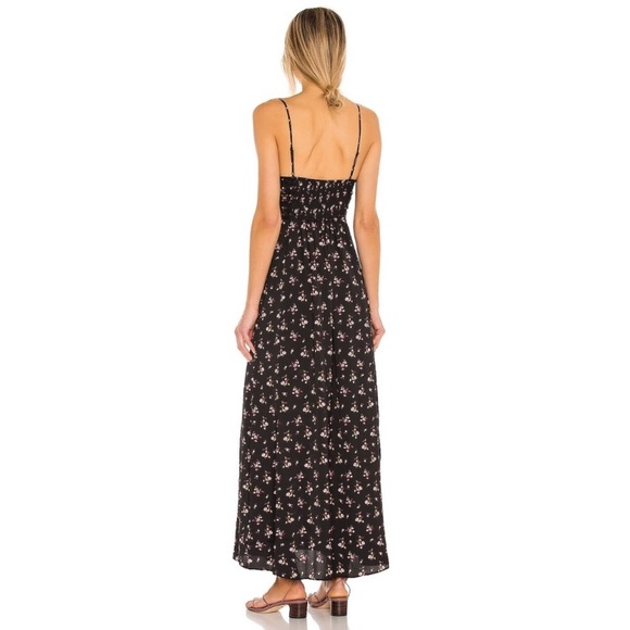 Free People Intimately Out and About Satin Floral Maxi Slip Dress - Picture 8 of 13